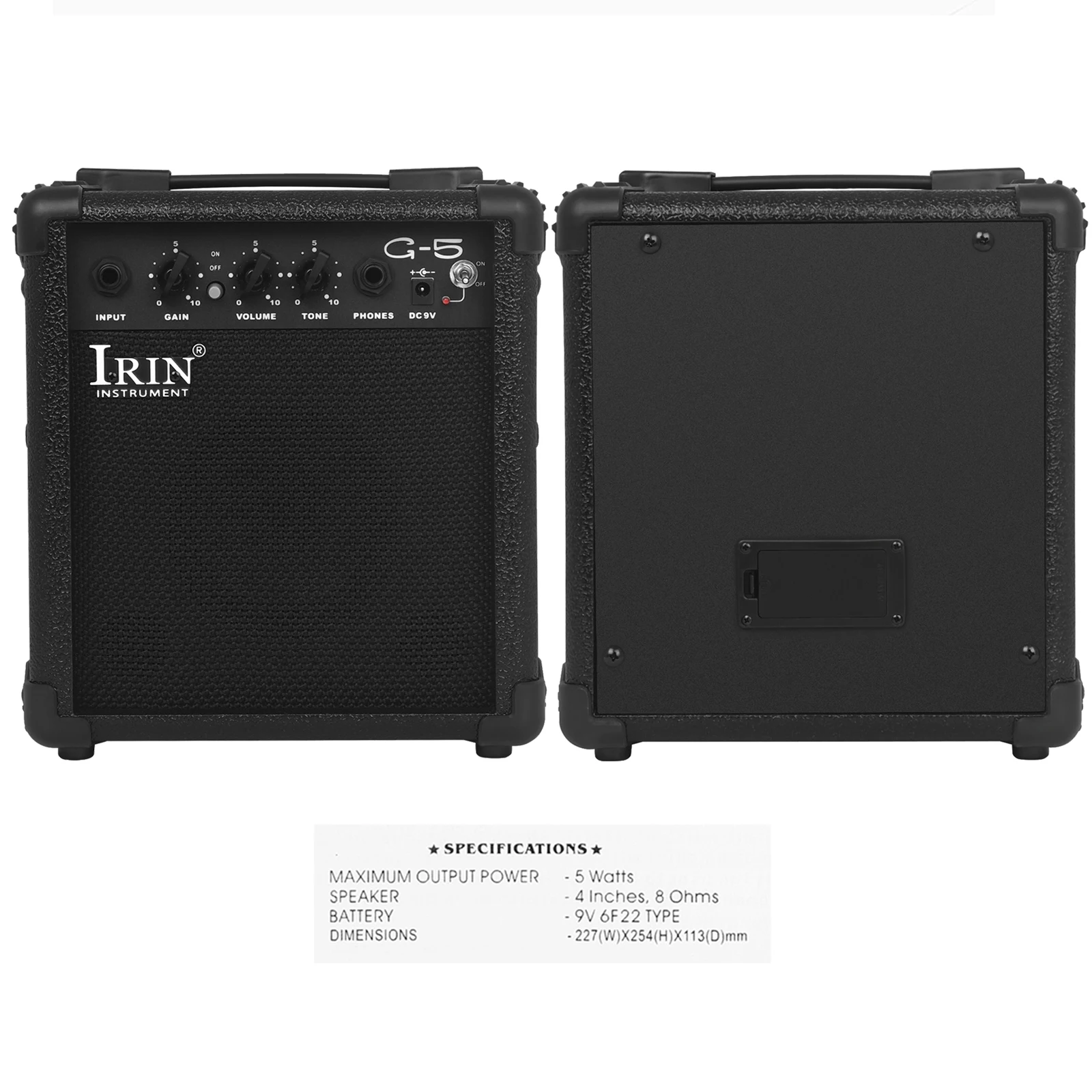 IRIN Electric Guitar Speaker Bass Guitar Amplifier 4/5 Tuning 10/20W AMP Amplifier Loudspeaker Guitar Accessories & Parts