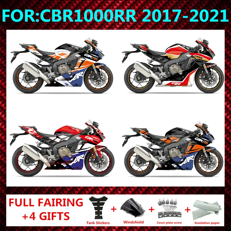 New ABS Motorcycle Fairings Kit Fit for HONDA CBR1000RR 2017 2018 2019 2020 CBR1000 RR 17 18 19 20 21 bodywork full fairing zxmt