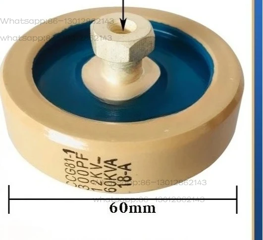 

НОВИНКА 2026 года: 1 шт. CCG81-1 300PF 300P 12KV-60KVA высокочастотный керамический конденсатор для машинного прессового оборудования