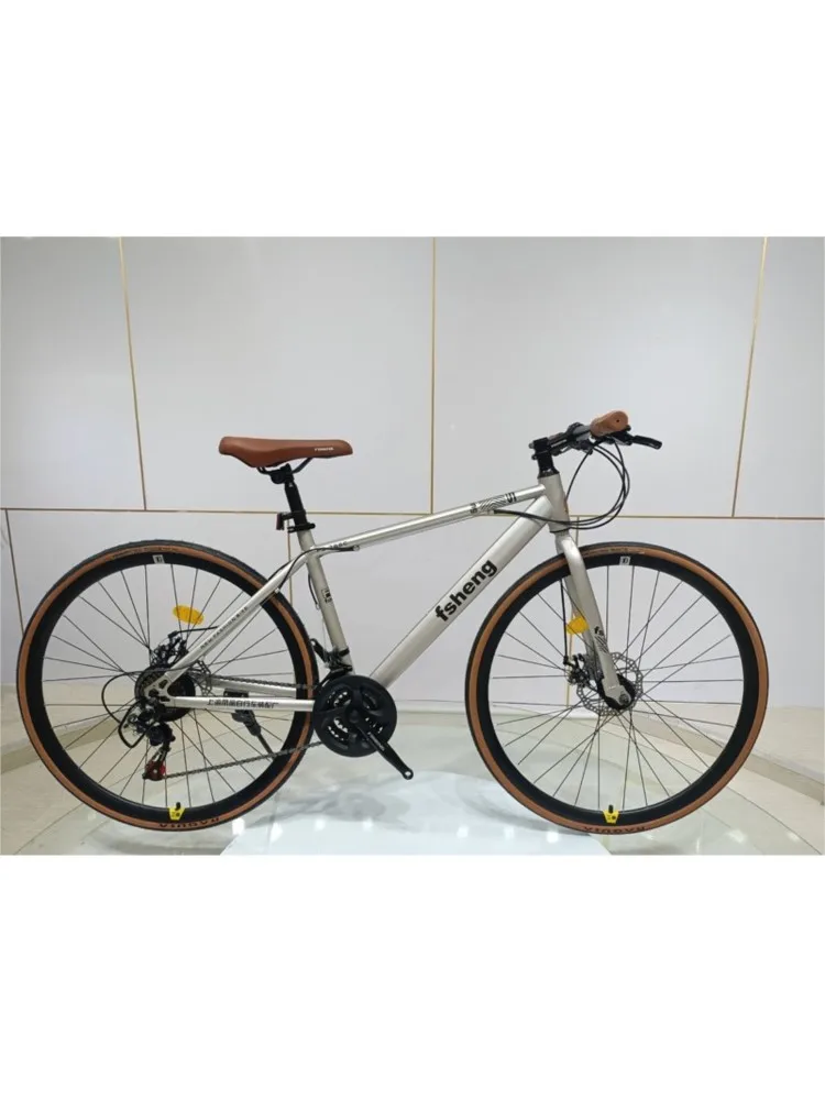 AliExpress OVOZI Road Bicycle Flat Handlebar Road Race Road Bike Adult Male Urban Cycling Ultralight BIKE