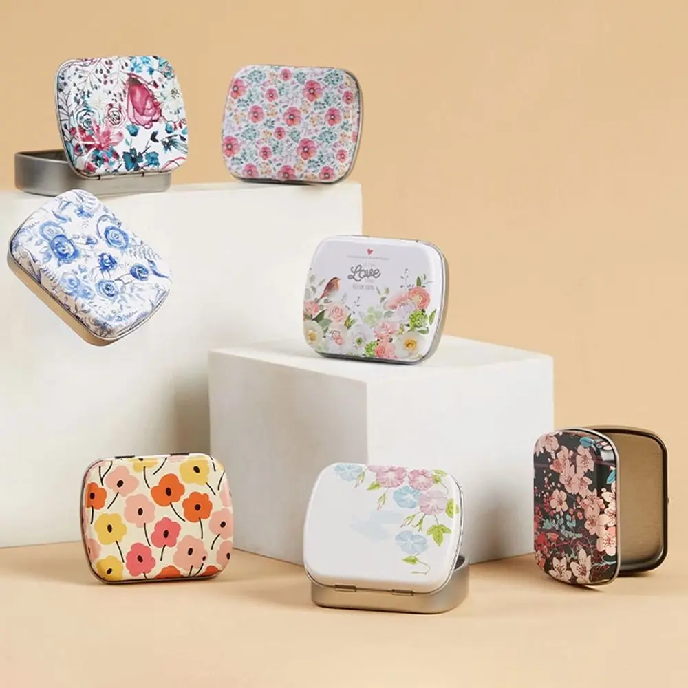Practical Waterproof Mini Iron Box Exquisite Reusable Candy Packing Box Simple Small Storage Container Gift Box