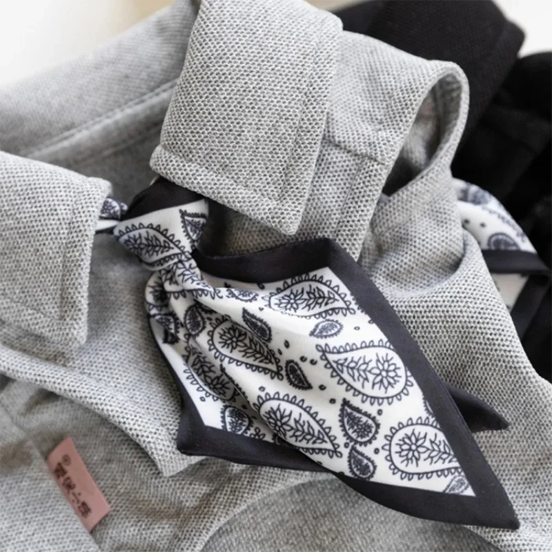 Spring and Autumn Pet Vest Cute Scarf Base Shirt Pet Teddy Solid Color Coat Puppy Clothes Dog Clothes for Small Dogs 2XS - 3XL