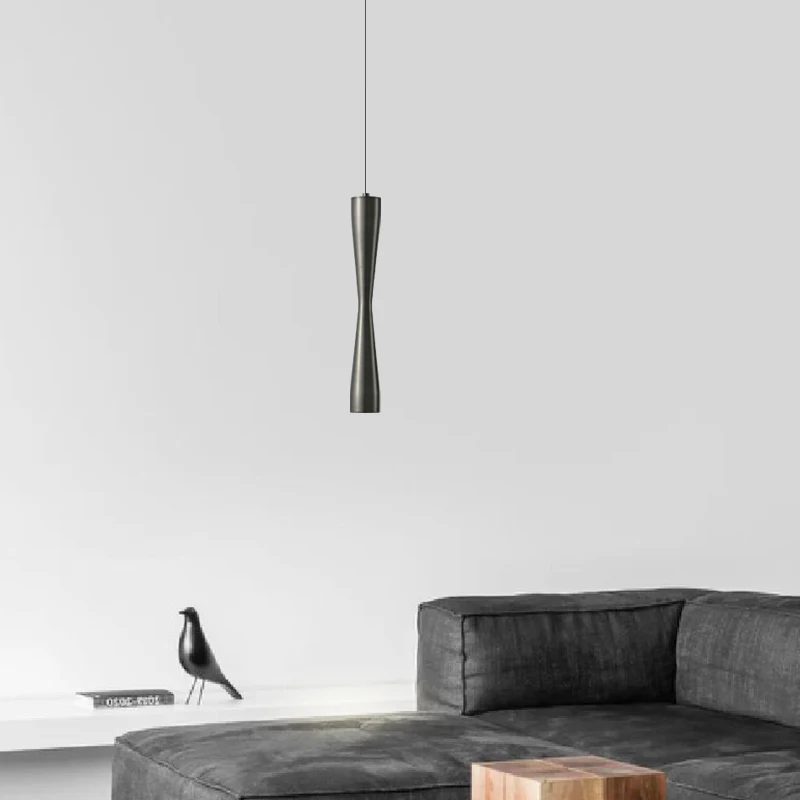 Faretto a LED di lusso minimalista Lampada a sospensione in rame Camera da letto Comodino Lampada a sospensione Sala da pranzo Ristorante Lampadario Lampada a sospensione
