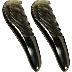 2pcs Portable Ox Horn Comb Ox Horn Comb Women Hair Comb Scalp Massaging Comb Women Hair Accessory Care Tool For Home Hair Salon