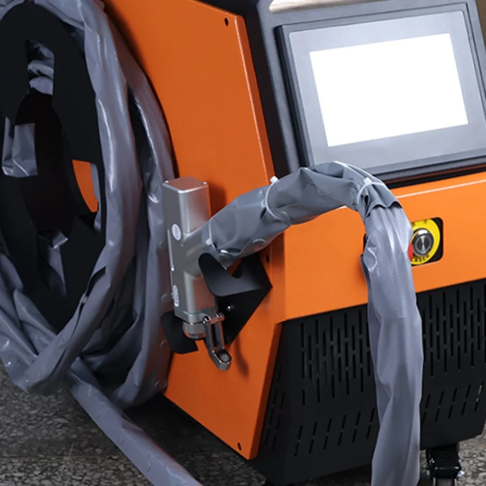 25kg 1000w 1500w 4 in 1 Portable Laser Welder Air Cooling Handheld Fiber Laser Welding Machine