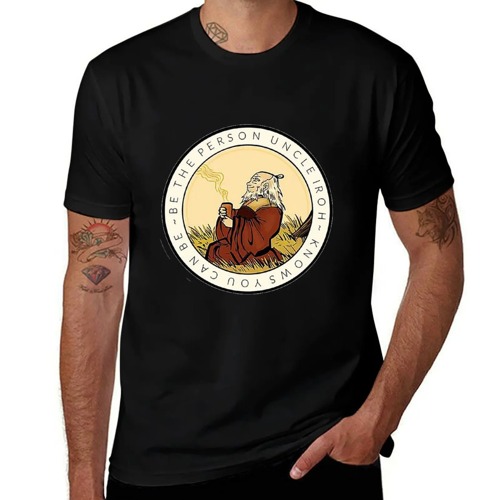 The Person Uncle Iroh T-Shirt Non-Shrink Basic Cotton T-Shirt