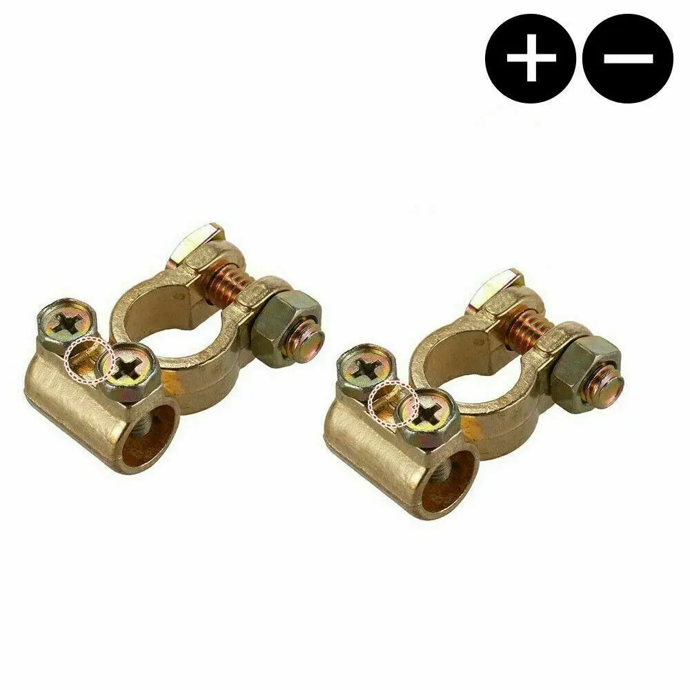 2pcs 12V Leisure Battery Terminals Connectors Clamps Car Van Caravan Motorhome Quick Release Battery Terminal High Quality