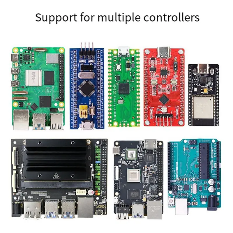 FEDI-Encoder Motor Driver Board Kit Four-Channel AT8236 Controller Board Module Forstm32, Raspberry Pi, Jetson Controllers