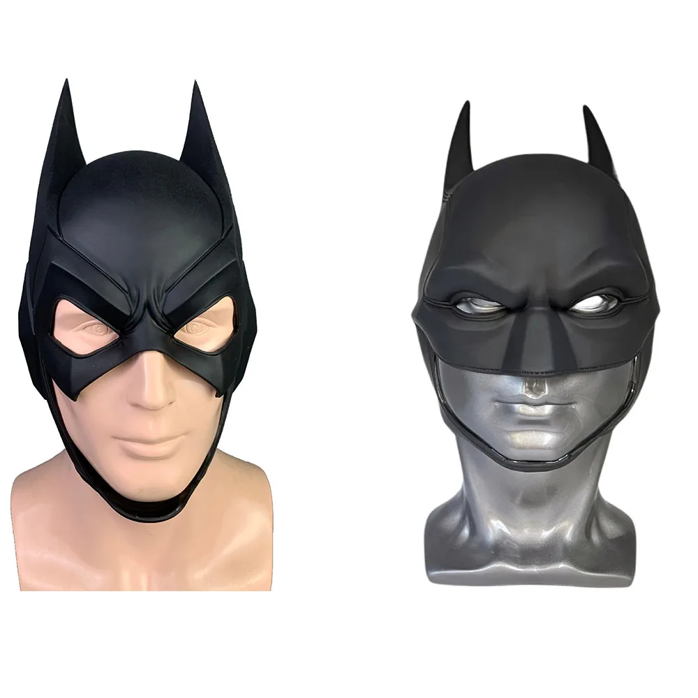 

Man Superhero Halloween Arkham Knight Cosplay Masks The Dark Knight Mask Fancy Dress Party Film Role Play Black Masks Props