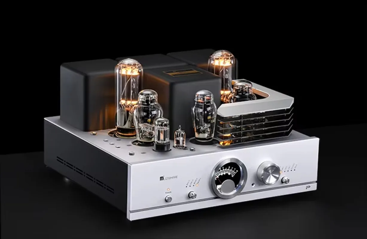 MUZISHARE R100 المهنية عالية الطاقة فئة أ مُضخّم صوت 300B إلى 845B Hifi استقبال ومكبر للصوت #6