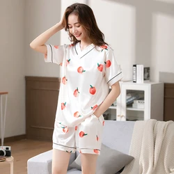100% Real Silk Pyjamas for Women Nightgown Lady Pajams High Quality Girls Sleepwear Pure Silk Sleepshirts Set