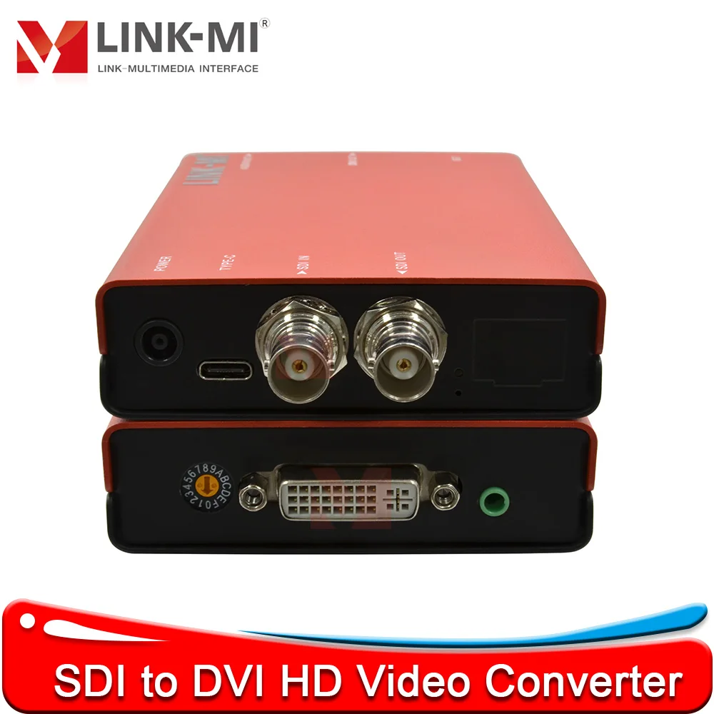 Convertisseur 3G-SDI vers DVI 1080P avec développement audio, adaptateur vidéo HD/SD-SDI vers DVI avec sortie audio analogique