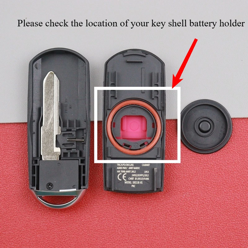 For Mazda 3 5 6 Summit Axela Atenza M3 M6 CX5 CX7 CX9 CX-5 CX-7 CX-9 MX-5 Miata RX-8 X-5 2/3/4 Botton Car Key Case Fob Shell