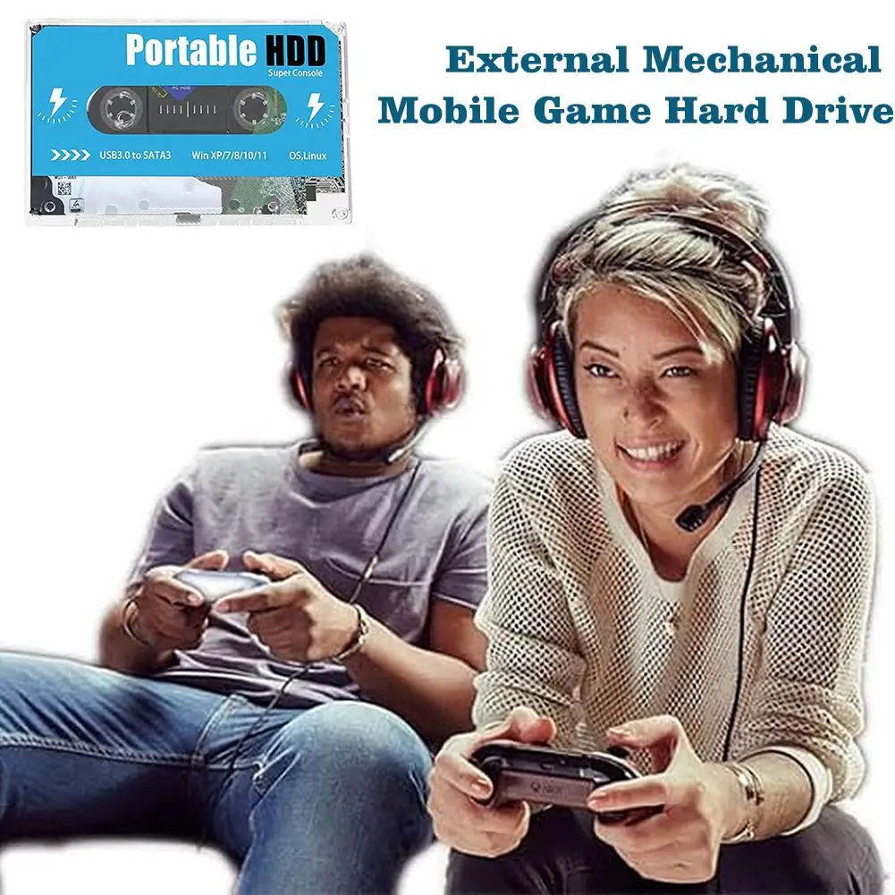 500GB Large Capacity Batocera Console Compatible With Mechanical Plug-and-play Game 3.0 Hard Consoles Drive USB Various Gam H3S1