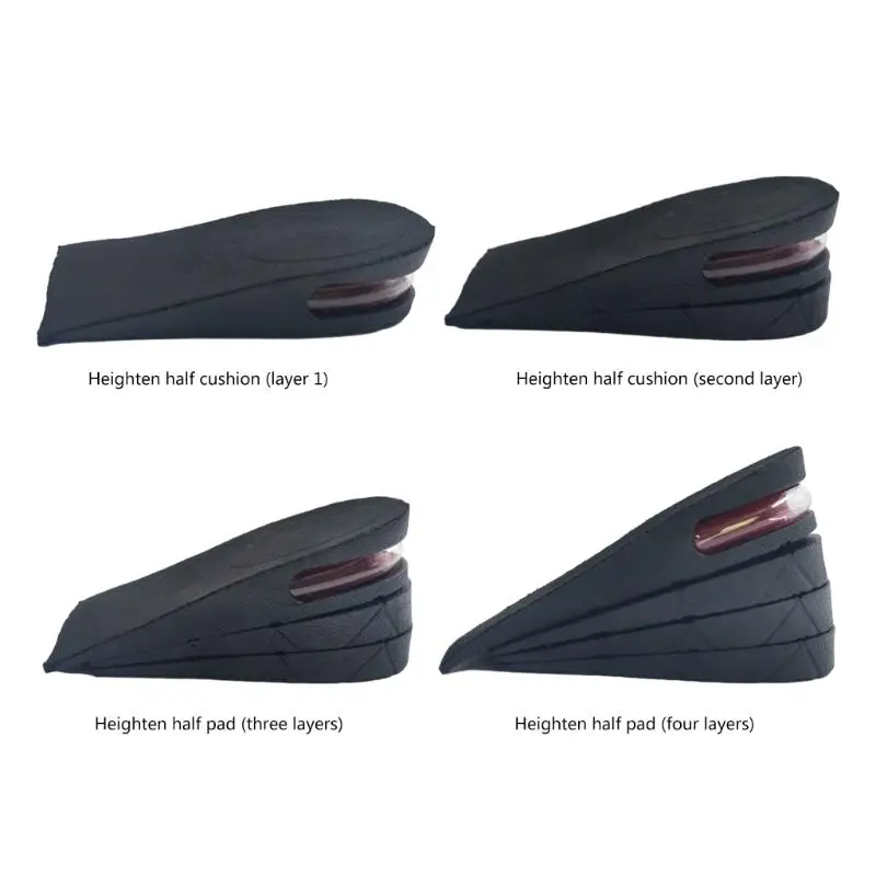 Height Increase Insoles, 1 Pair Shoe Lifts Inserts Shock Absorbing Shoe Insoles GXMF