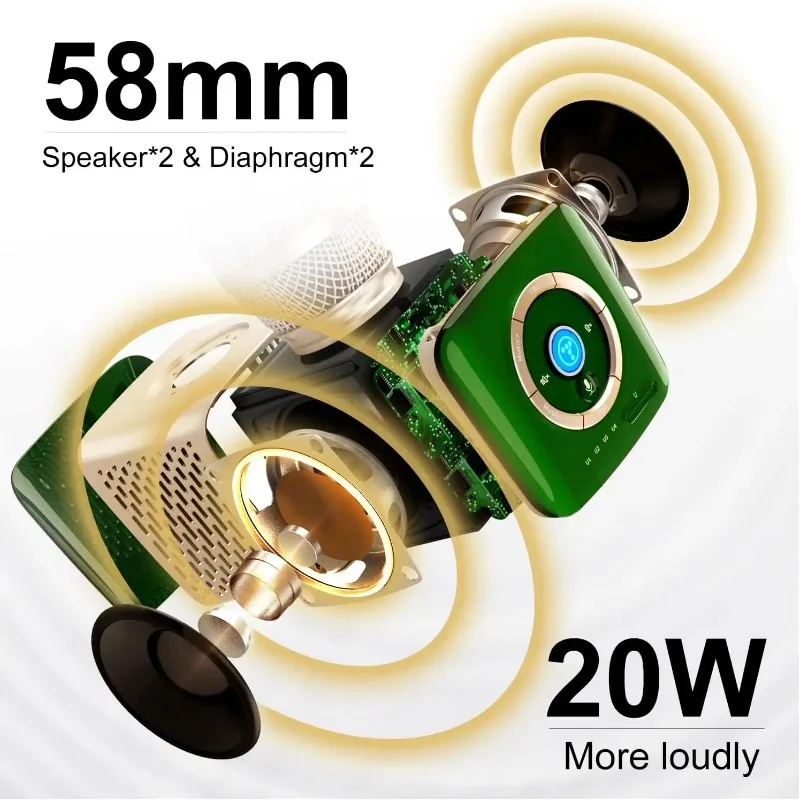 2024 Karaoke Bluetooth Wireless Microphone UHF Tosing V1 pro - Portable Speaker Compatible with Car Phones PC for Karaoke Singin