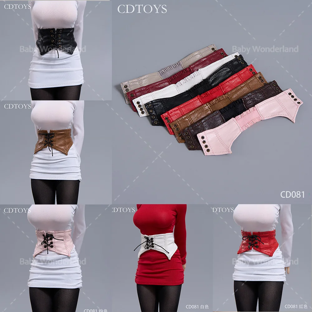 

cdtoys cd081 1/6 Vintage Waistband Waist Cinching Outerwear Decoration Model Accessories Fit 12" Female Soldier Figure Doll Body