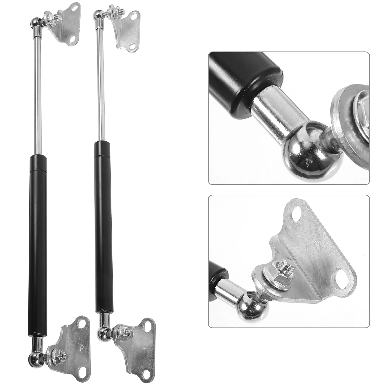 2Pcs Gas Spring Door Struts Heavy Duty Lift Support for Toolbox Trunk Rv Cabinet Lids Stay Lift Gas Spring Strut