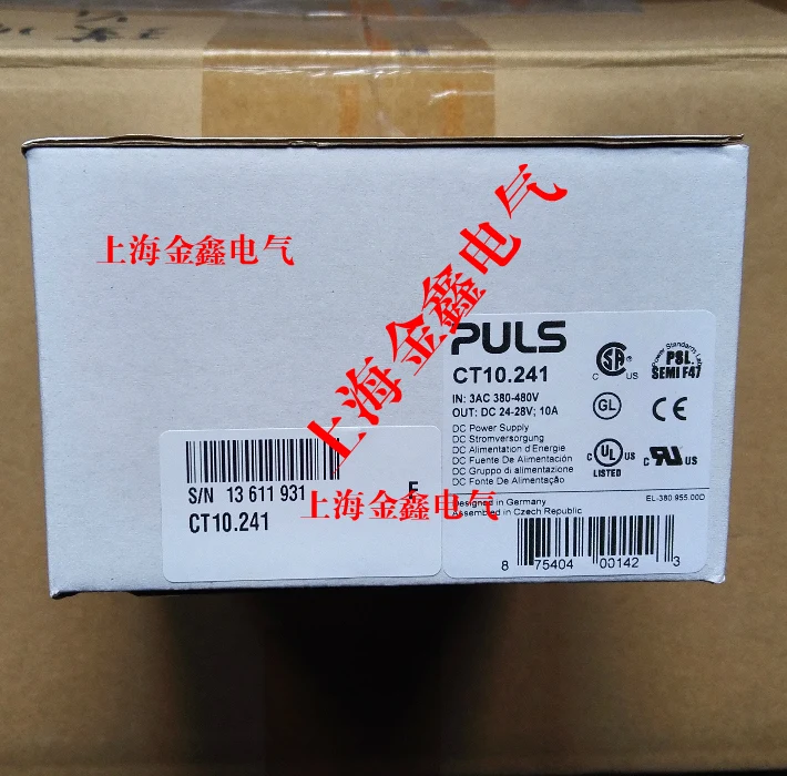 Новый оригинальный немецкий источник питания Pulse PULS CT10.241 24В 10А в наличии и подлинный продукт гарантировано.