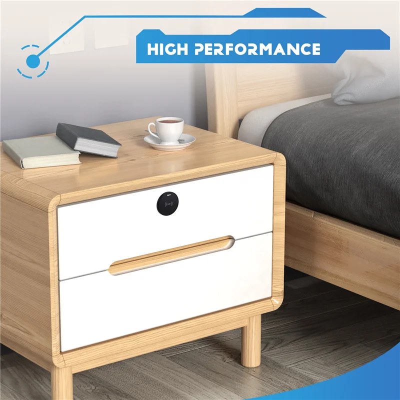 SQPP-Office Desk Smart Lock Smart Mini IC Card Serratura a induzione per schedari, armadi, cassette postali Uso domestico e in ufficio