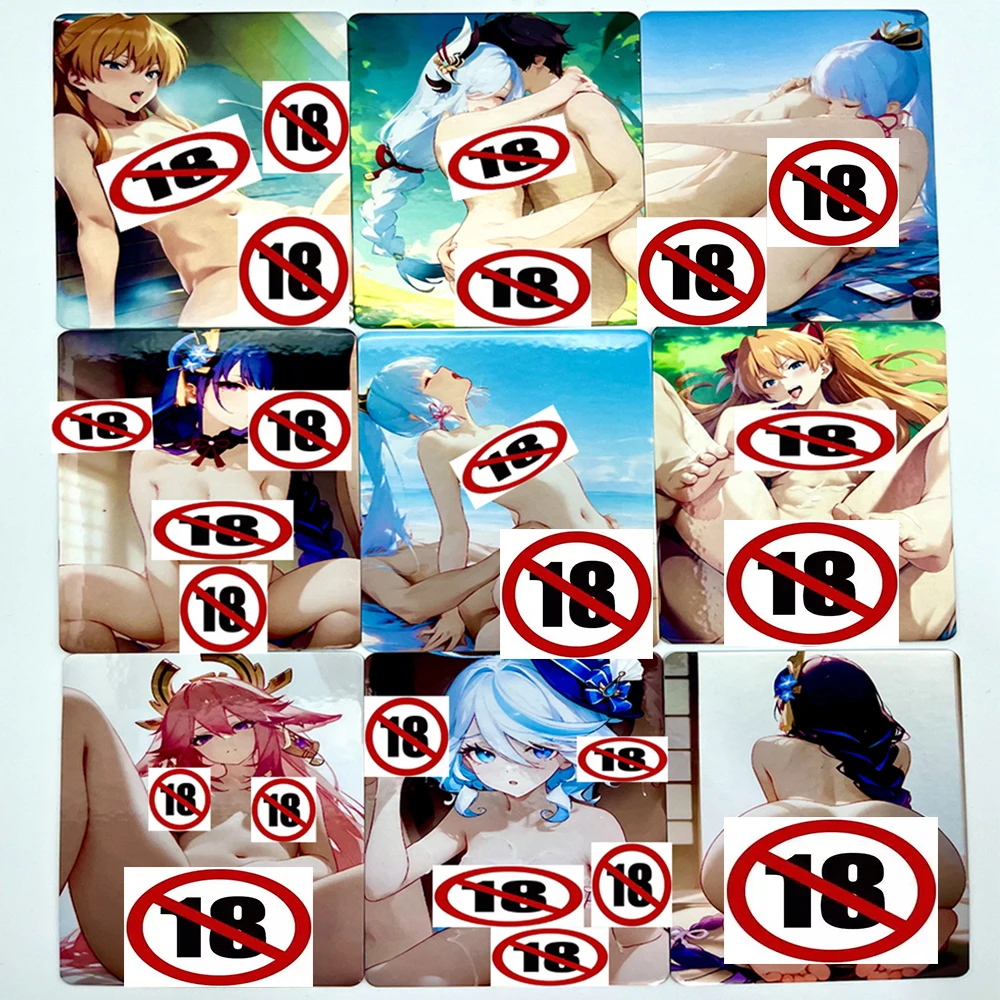 Tutti i set Anime Naruto Card One Piece Card Fatto a mano Sexy Nude Card Costume da bagno Ragazza Waifu Collection Flash Card Toys Regali di