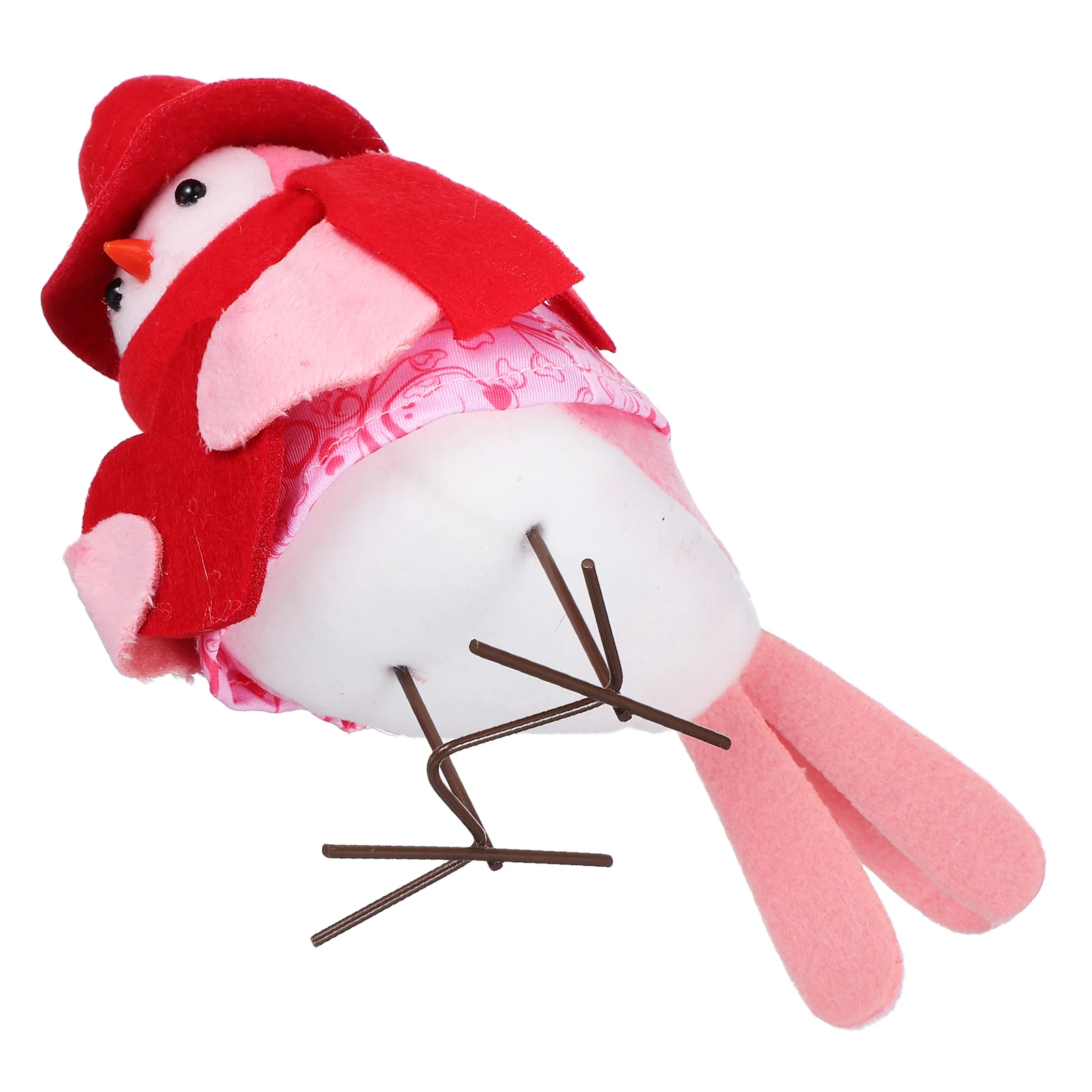 

Valentines Day Love Bird Decoration Cute Tabletop Bird Ornament Adorable Simulated Animal Decor Home Party Supplies