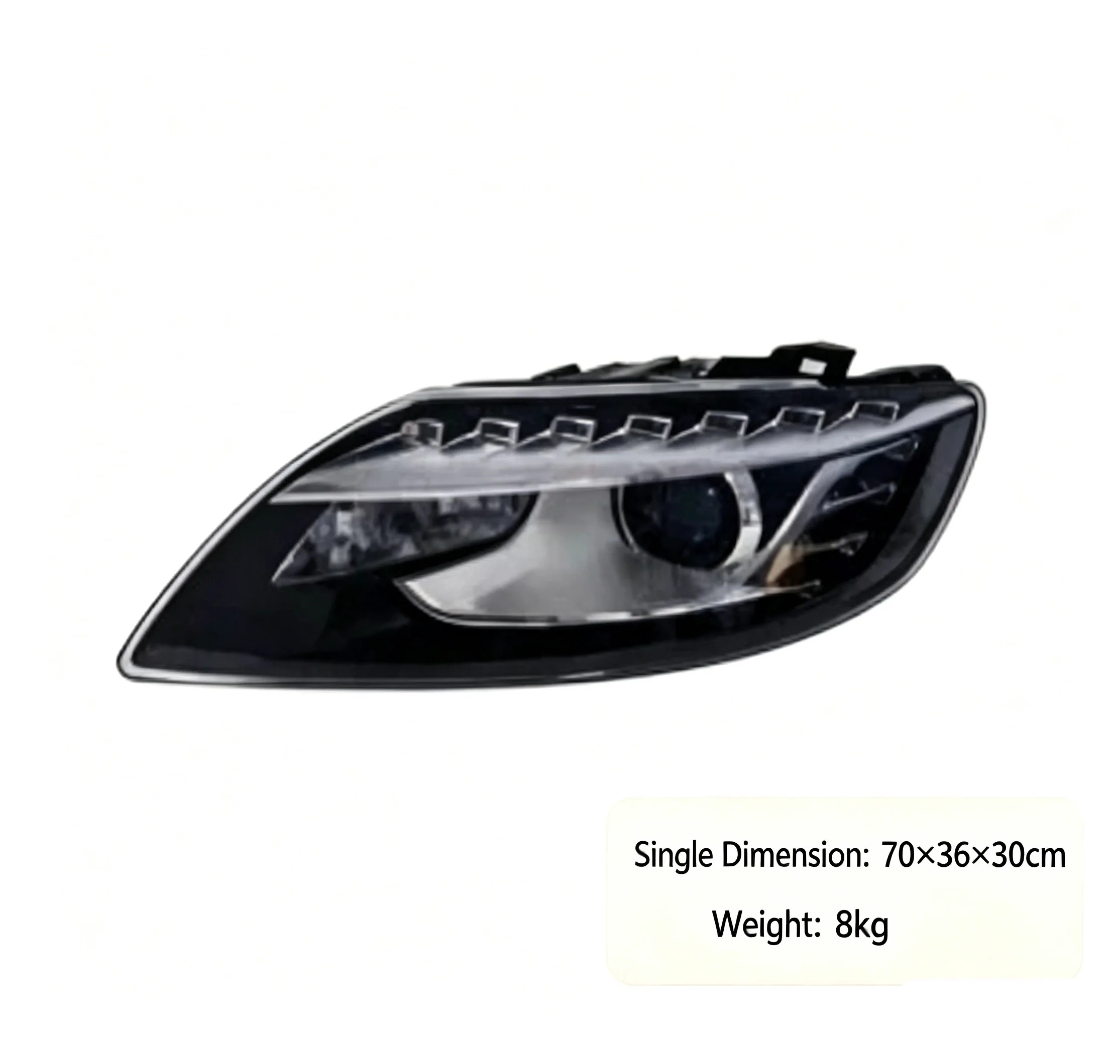 Original Used & Refurbished Xenon Headlight Pair, Genuine Replacement Auto Headlamp for Audi Q7 4L 2010‑2015, Car Accessories