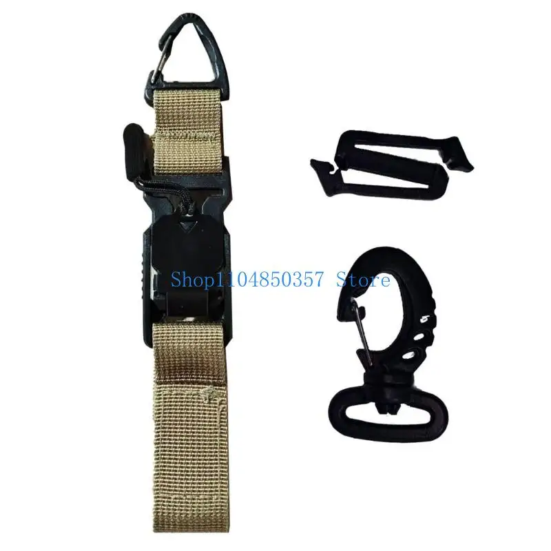 652F Quickly Hanging Single Hook for Belt and Bag Use, Fast-Link Gear Form for Camp, Trail and Daily Outdoor Travel Carry Needs