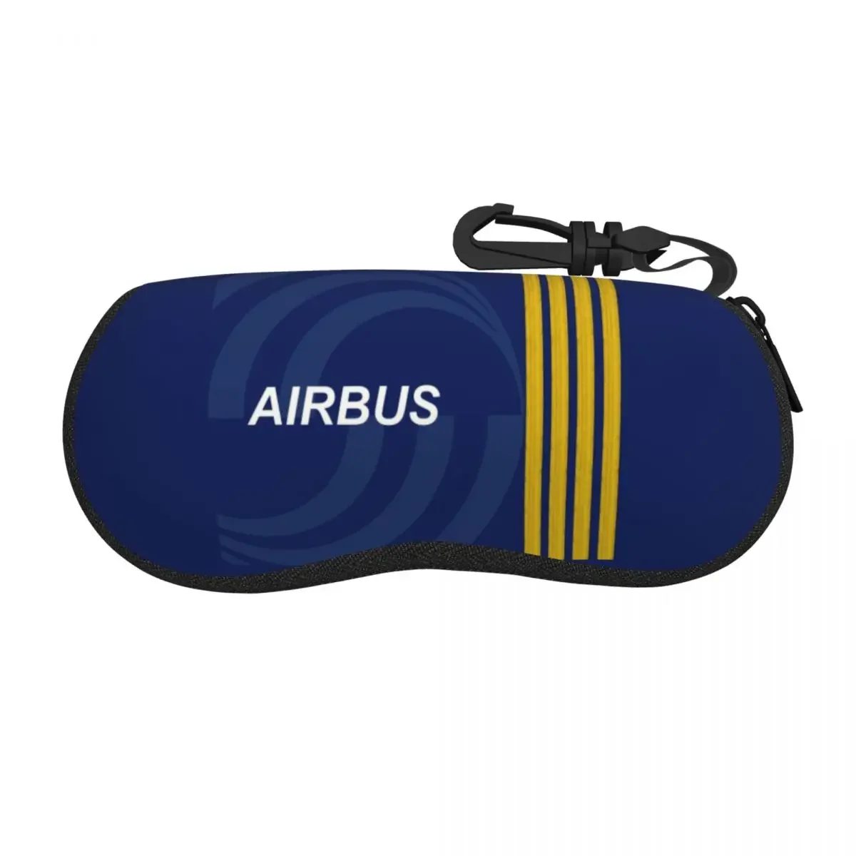 Custom Airbus Fighter Pilot Shell Eyeglasses Case Men Women Cool Aviation Airplane Glasses  Sunglasses Box Pouch