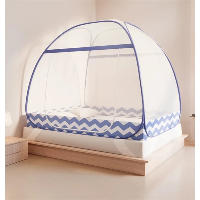 2026 New Installation-free Yurt Mosquito Net Summer Home Breathable Mosquito Net Portable Foldable Travel Anti-mosquito Tent