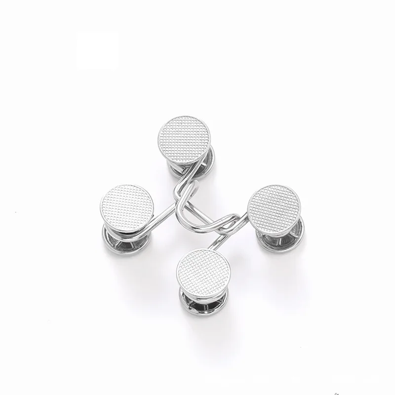 2pcs-Sets Metal Jeans Waist Buckle Adjustable Nail-free Snaps Fastener Button Detachable Waist Tightener Household