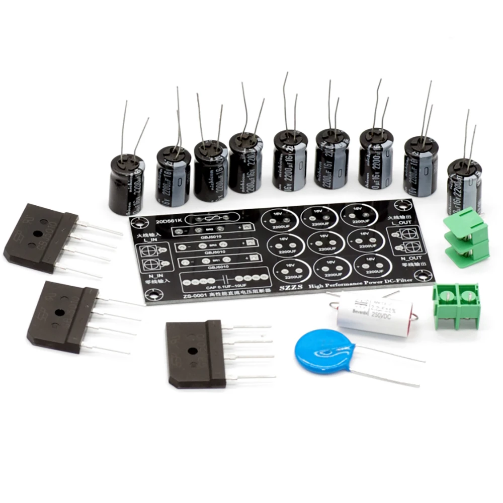 20A 110v 220v AC Power Filter DC Blok Filtering DC Component Audio Isolatie Overspanning Overspanningsbeveiliging voor Transformator