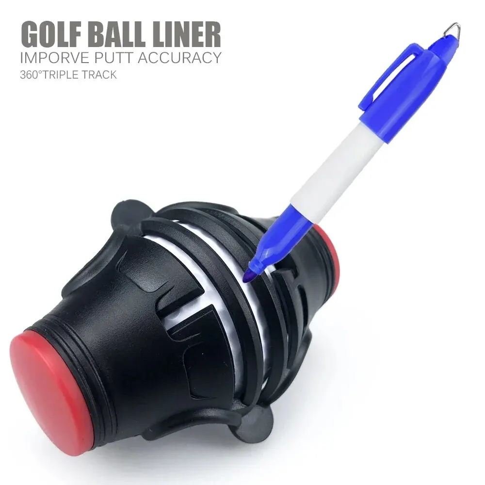 Rotulador giratorio de 360 grados para pelota de Golf, marcador de plantilla, posicionamiento de Putting, importve Putt, herramientas de precisión