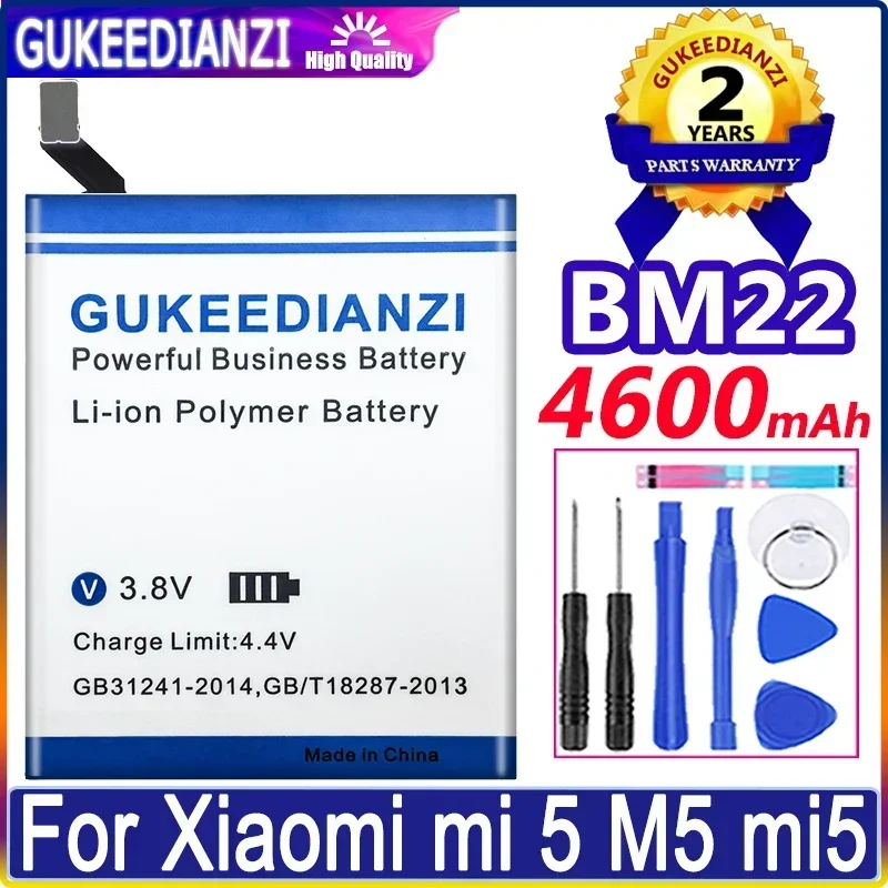 

BM22 4600 мАч 5900 мАч аккумуляторные батареи для мобильных телефонов большой емкости для Xiaomi Mi 5 Mi5 M5 BM 22 портативный аккумулятор для сотового телефона