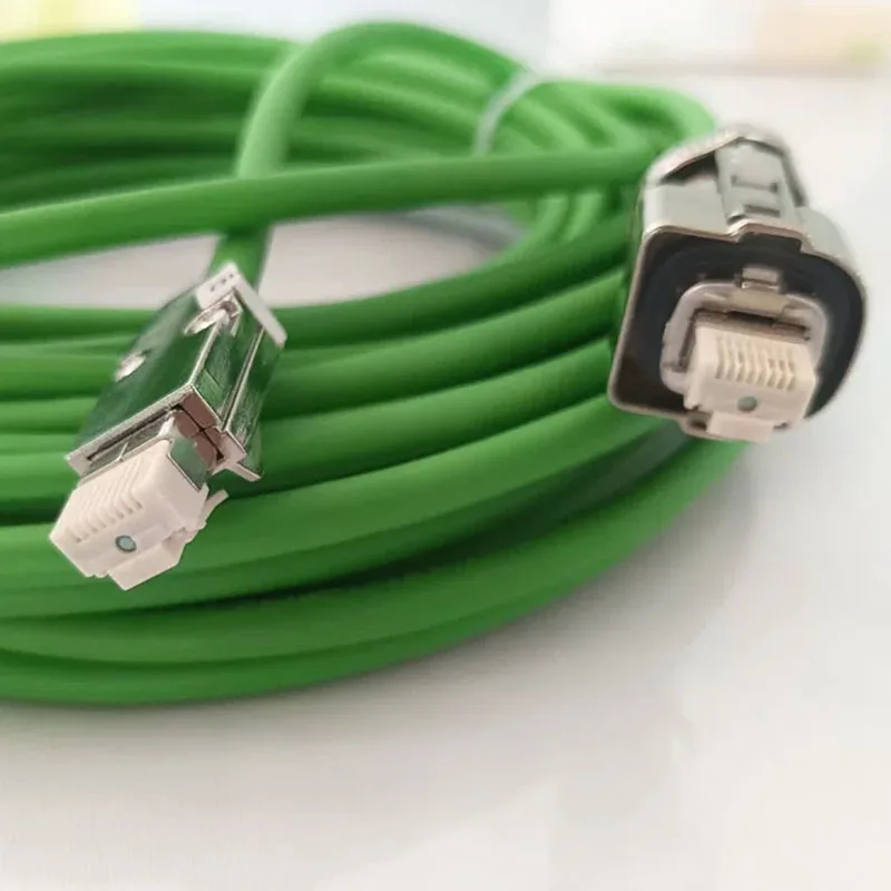 ตัวเข้ารหัสสัญญาณ6FX5/สายเคเบิล8002-2DC10-1BF0สายเคเบิลเครือข่ายพอร์ต3M/5ม. พร้อมตัวเชื่อมต่อที่นำเข้า