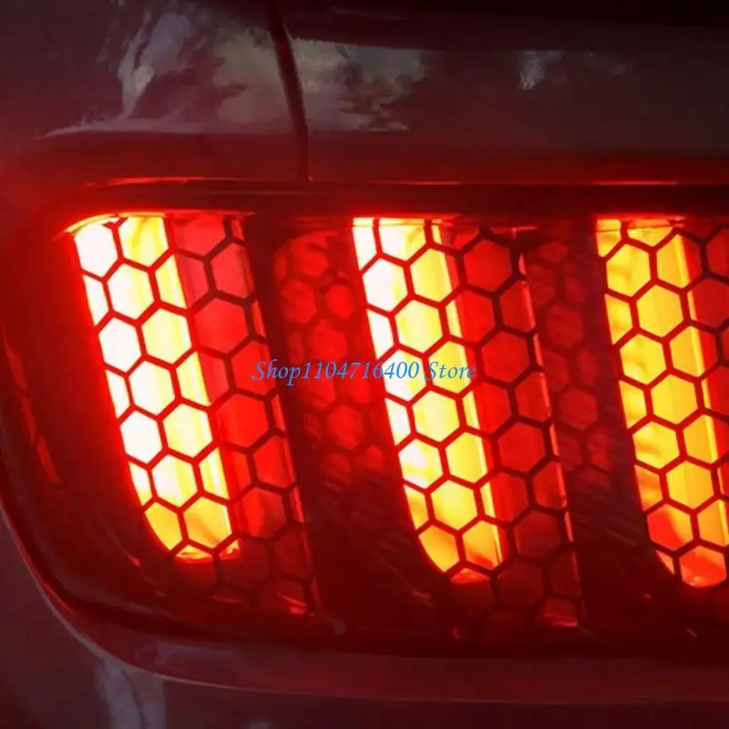 

y1gd Modified DIY Covering Film for Car Rear Tail Light Lamp Decal for Universal for
