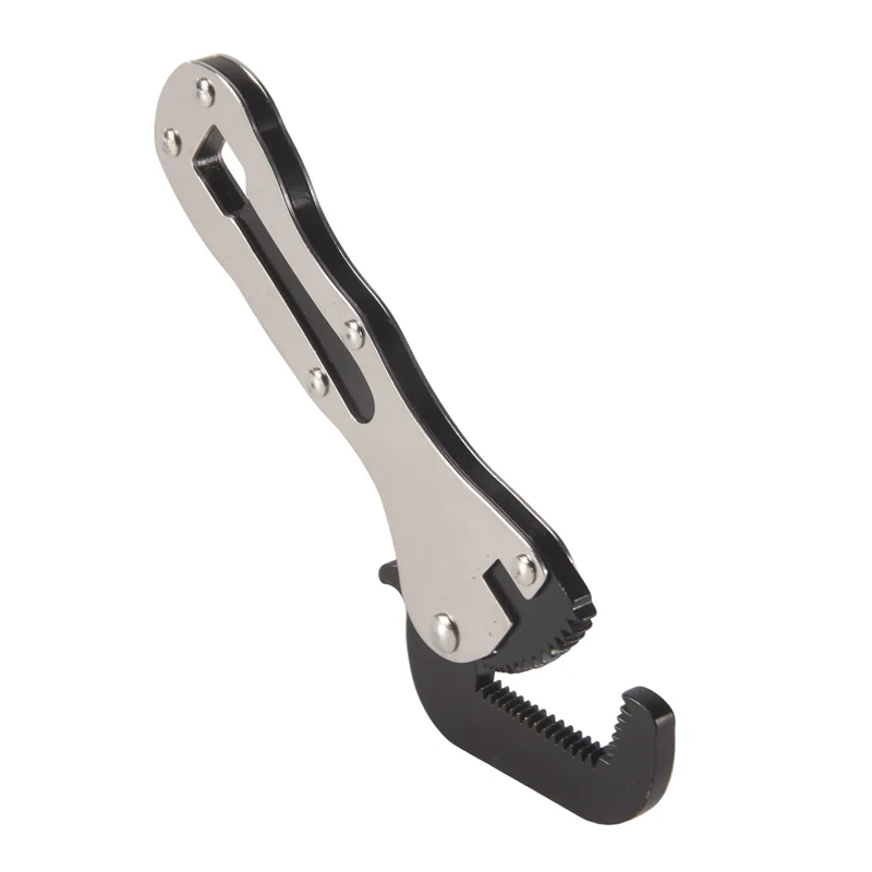 ABNO-2X The Mini Stubby, Mini Stubby Pipe Vise Wrench, Mini Self Adjusting Wrench, Size, 2 In 1 Wrench Tool For Tight Spaces