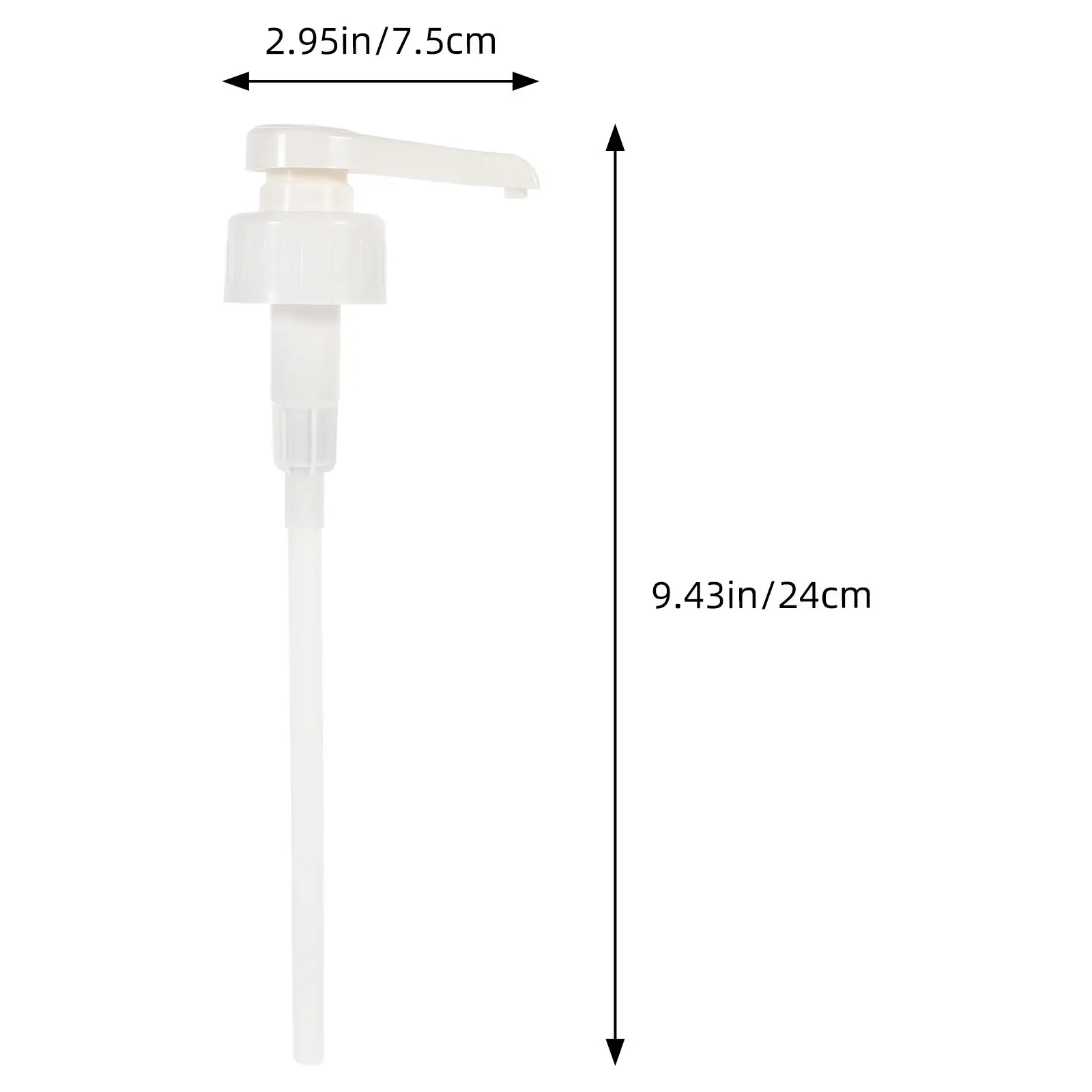 Universal Syrup Bottle Pump Replacement Pump for Coffee Syrup Drink Flavoring Liquid Dispensing Easy Install Long Tube view 4