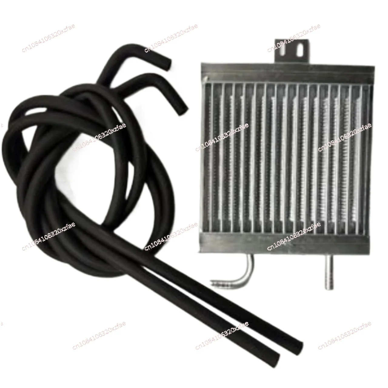 With Three Rings Hydraulic Oil Cooler Radiator Hydraulic Oil Radiator Vane Pump Steering Cooling Circulation Radiator Fins