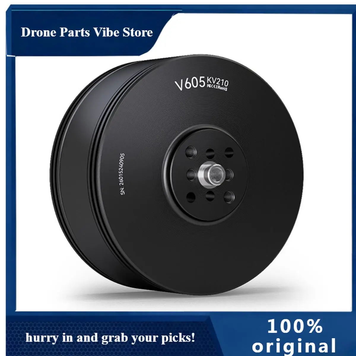 

APV605 KV210 3200W Electric Vtol Brushless DC Motor Heavy Payload Metal Motor for Large Hexacopter Dr-one for Large Payload Vtol