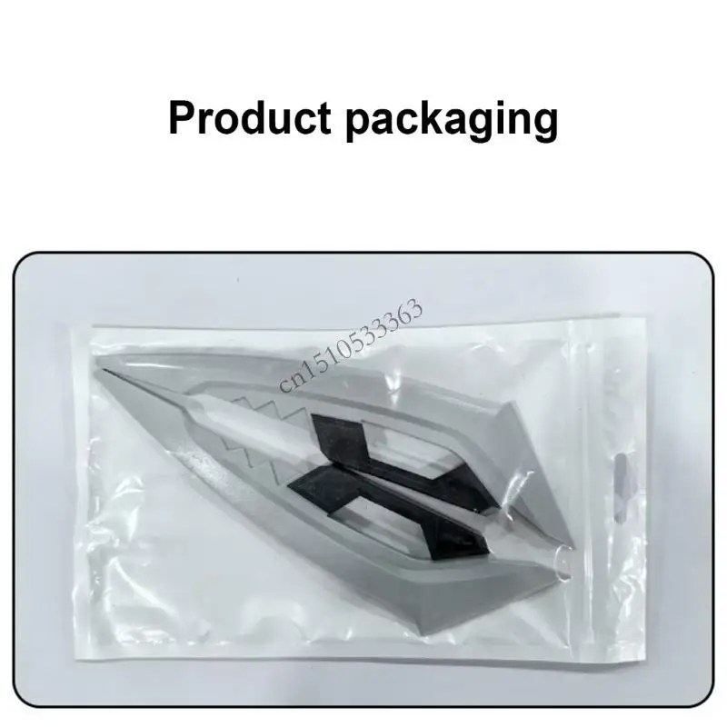 090E 2 قطعة مجموعة جنيحات أمامية للدراجة النارية مجموعة هوائية للسكوتر الكهربائي