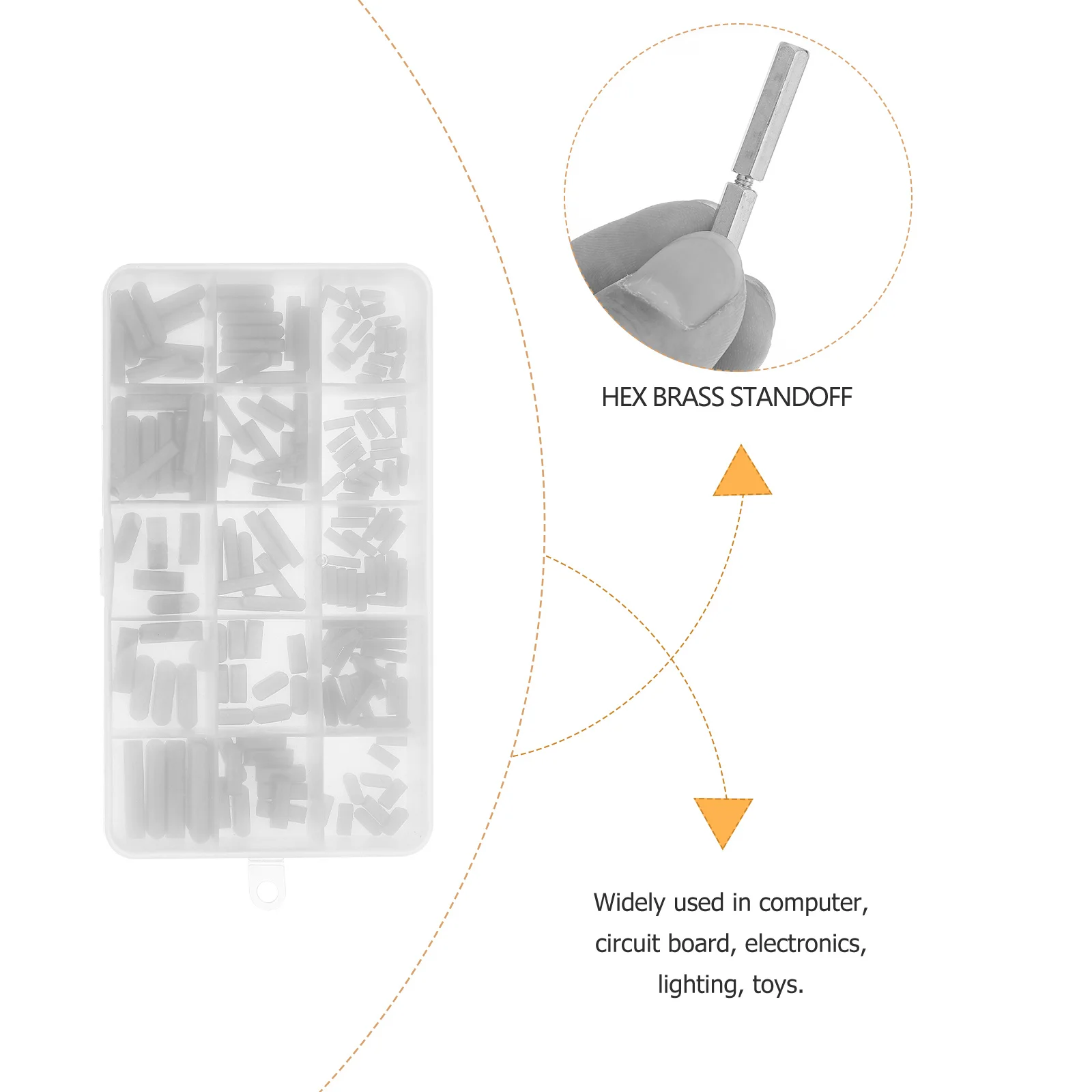 

175Pcs Type A Flat Key Pin Carbon Steel Durable Rust-Resistant for Machinery Industrial DIY Shaft Parallel Keys