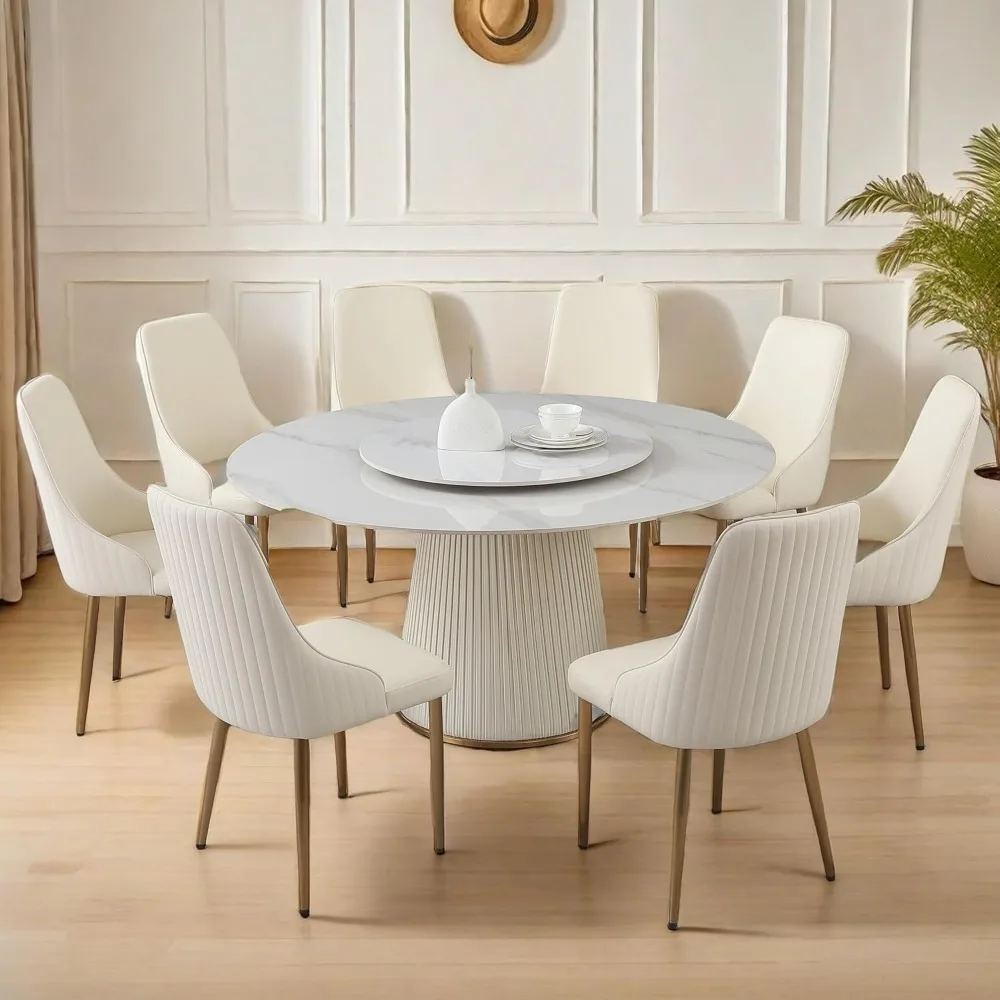 9 Piece Dining Table Set, 59