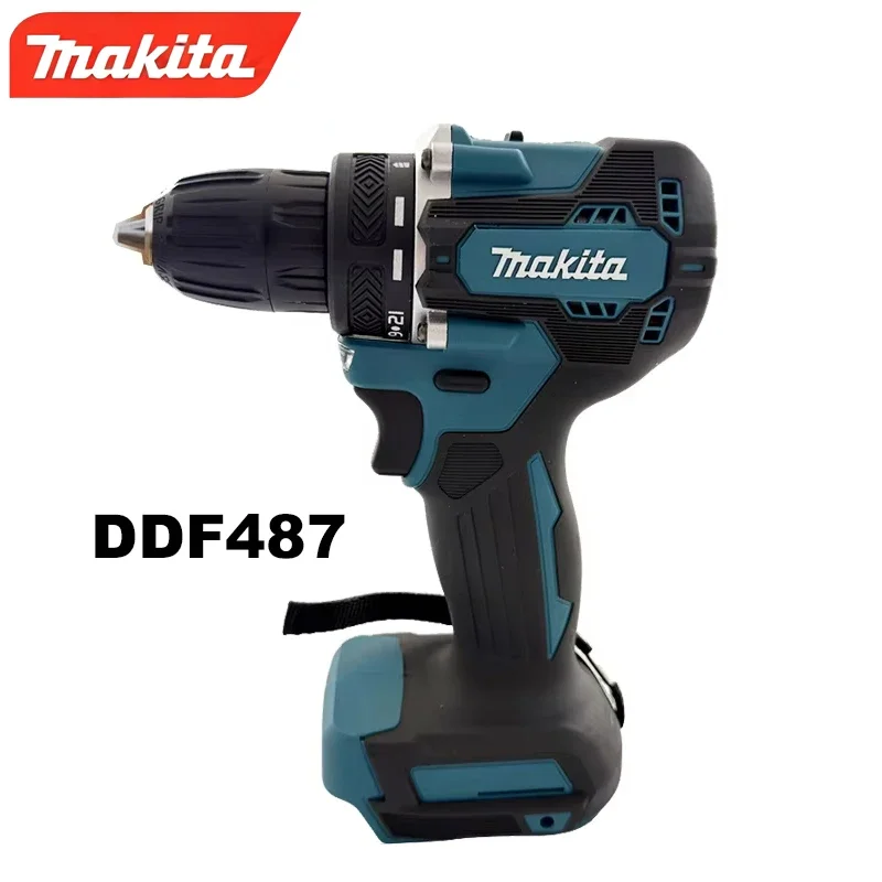 40N·m Makita DDF487 Brushless Electric Drill, 18V Cordless Portable Power Tool for DIY Home Improvement and Renovation Work
