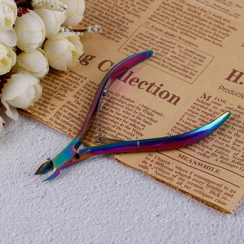 [L&P] 1개 네일 아트 큐티클 니퍼 커터 페디큐어 클리퍼 스테인리스 스틸 도구