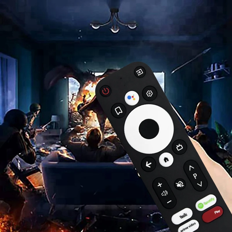 Substitua o controle remoto de voz para Homatics/MECOOL KM7 KM2 Plus KM1 KM6 KM3 Android TV Box Controle Remoto