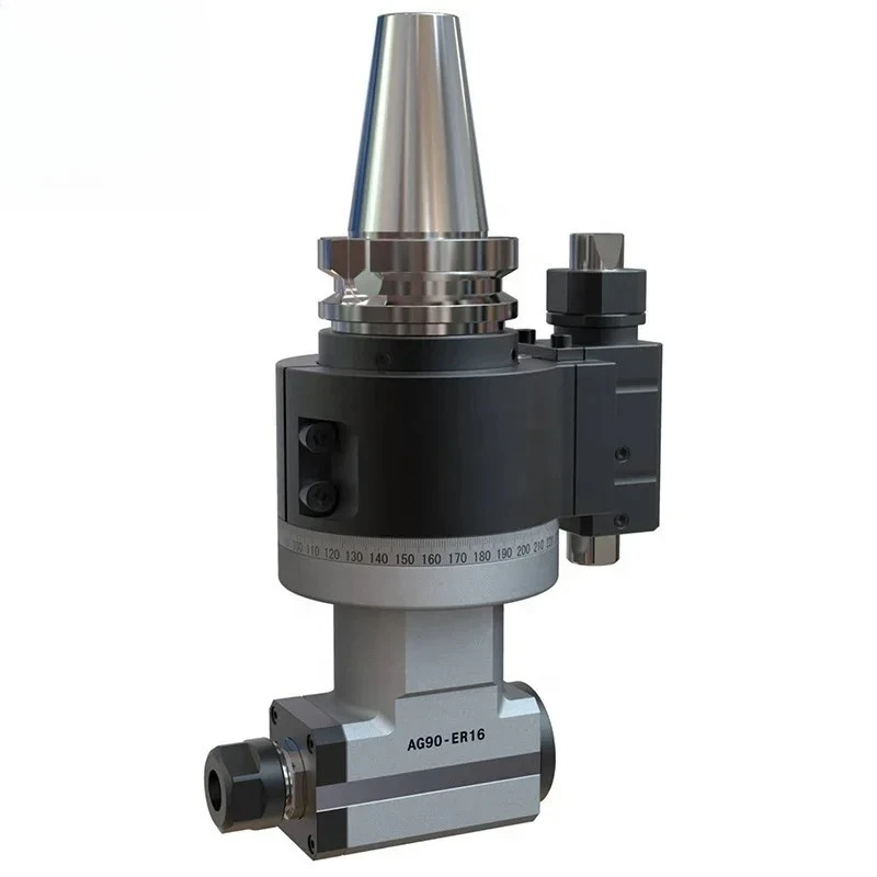 

Станок AG90-ER11/ER16/ER20/ER32/ER40, 90-градусная угловая головка с ЧПУ, горизонтальная фрезерная головка, боковая фрезерная головка