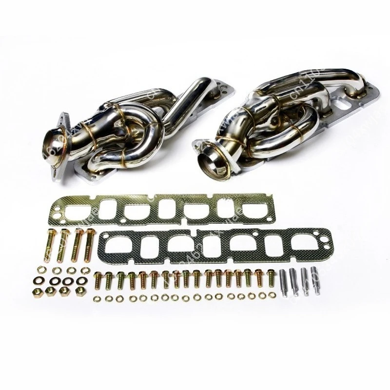 1-5/8 Inch Short Style Exhaust Manifold Header for 5.7L V8 Engine 2WD/4WD Truck Performance Upgrade