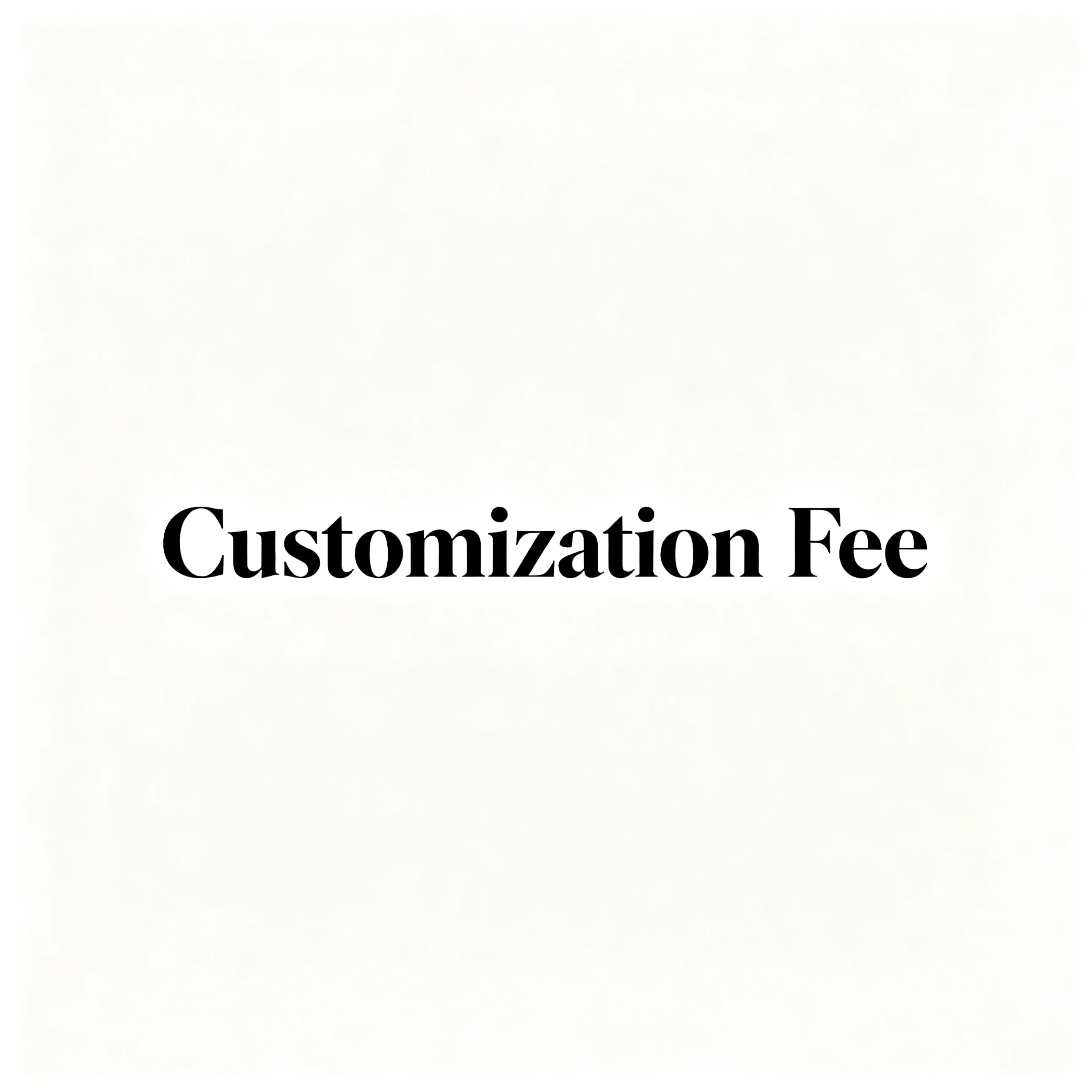 

NFYN Customization fee Buying this link will not result in the delivery of any physical package