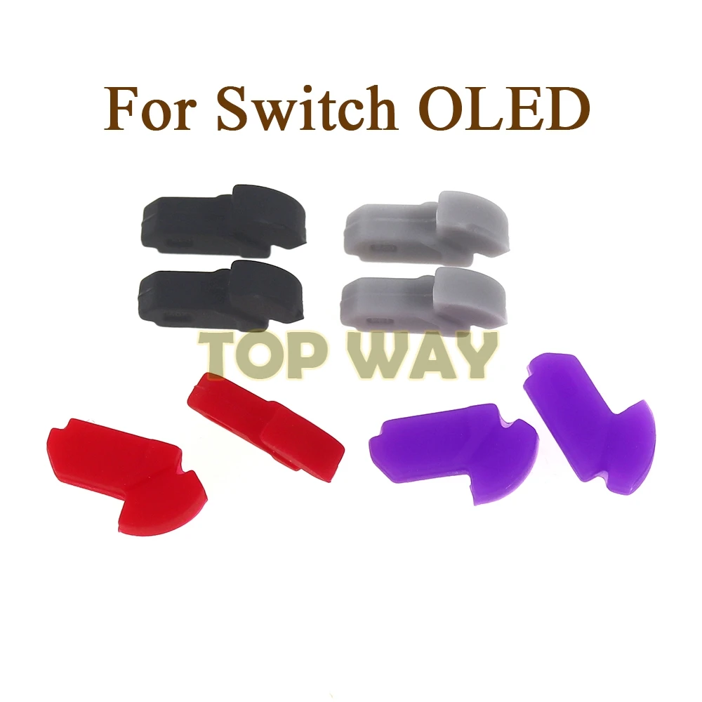 100sets For Switch OLED Anti-slip Foot Pad Rubber Accessories Repair Replacement